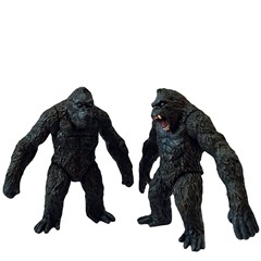 Kong the Giant vs Godzilla Action Figure with Articulated Joints, Plush Toy, Model