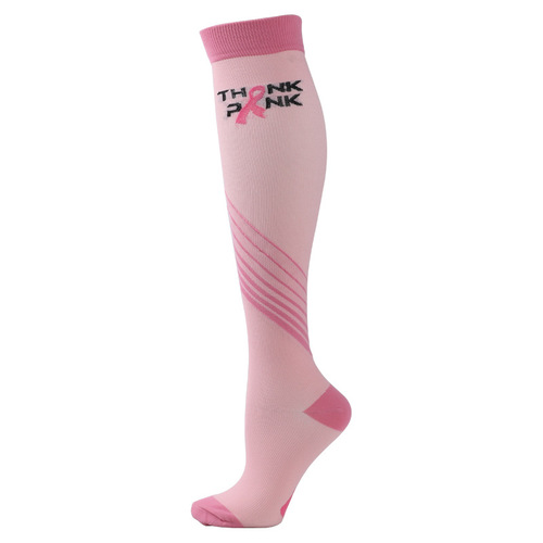 Cross-border sports pressure socks outdoor cycling elastic socks medical socks pink sports socks nurse beauty long socks