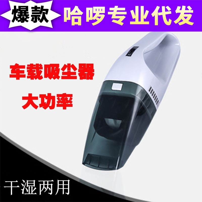 Car vacuum cleaner, car mini vacuum cleaner gift, dry and wet two-in-one vacuum cleaner, White King 75W high power