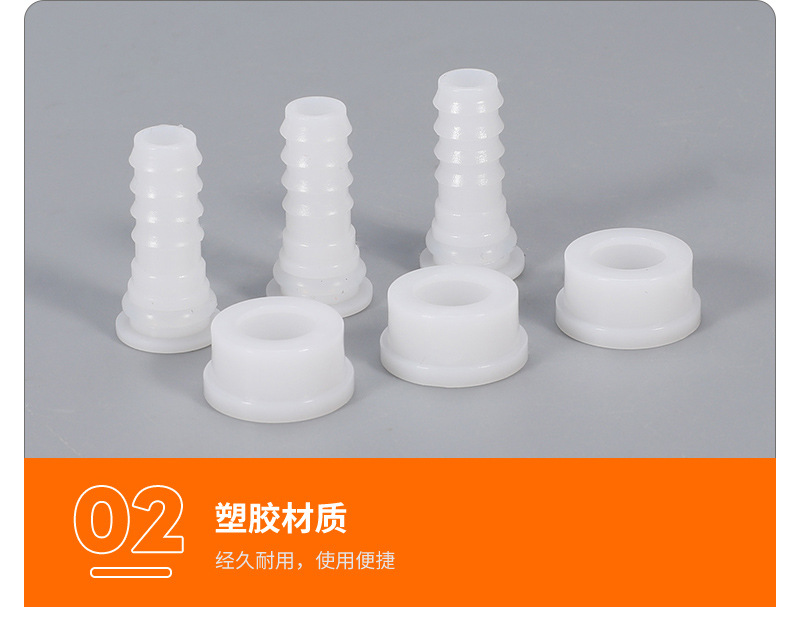 Factory wholesale plumbing accessories POM universal core bathroom hose plastic joint inner plug inner plug nylon spiral sleeve Application Scenario