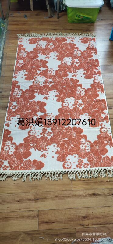 GOTS organic cotton cotton towel yarn-dyed cut velvet jacquard printed beach towel bath towel towel blanket BCI cotton