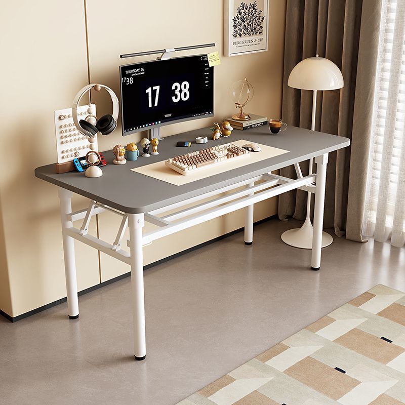 유성 회색 이중층 둥근 다리 흰색 프레임 두꺼운 버전