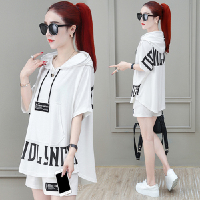 Casual Sportswear For Women, Outfit 2026 New Style, Fashionable And Trendy Summer Two-piece Shorts Set_ecoleips.com