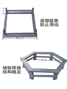 Cast Iron Old-fashioned Baking Stove Wood-burning Charcoal Carbon Winter Heating Stove Outdoor BBQ Tea-making Household Wrought Iron Baking New Product