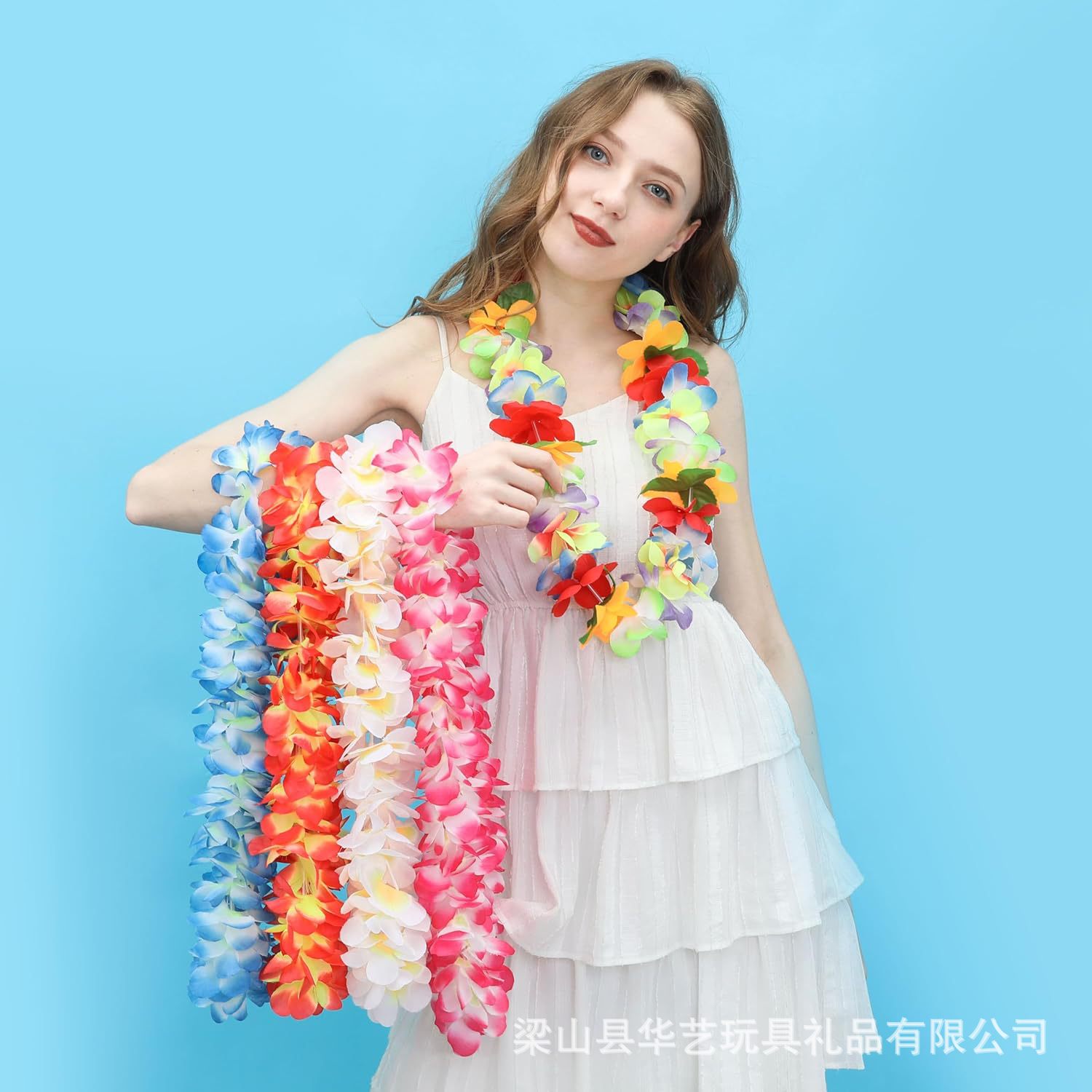 Transfronteriza directa para Hawaii carnaval fiesta set de falda Amazon jardín de infantes decoración de guirlandas al por mayor