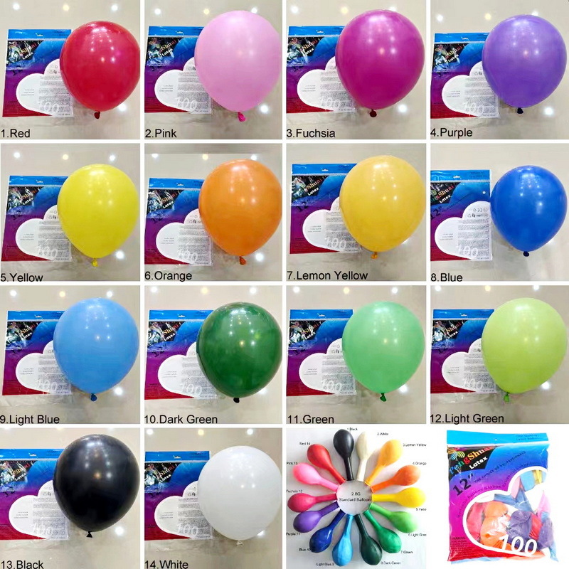2.2g 2.8g Thick Latex Balloon for Festival Birthday Party Wedding Room Decoration Proposal Scene Decoration Balloon