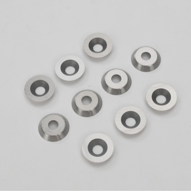 跨境舍弃式木工车刀刀粒16mm圆形硬质刨刀片螺旋刀钨钢数控铣刀片