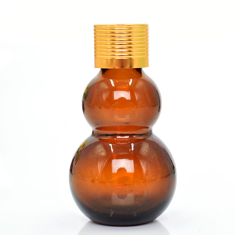 按摩精油瓶20ml双葫芦乳液玻璃瓶30ml精华滚珠瓶分装瓶滚珠设计|undefined