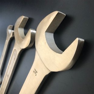 Supply open-end wrench 8-10 double-ended wrench fork plate small dead mouth 14-17 dull-head wrench