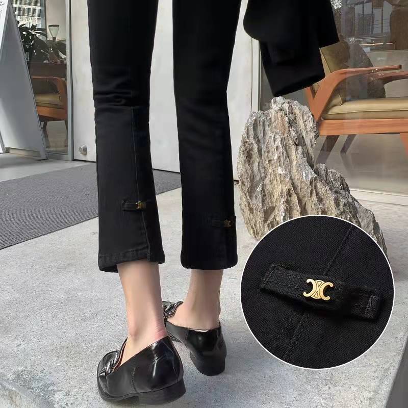 Yunshibachun Summer New Maternity Pants Straight Back Slit Denim Maternity Wear Pregnancy Belly Support Pants 8508 Yunshibachun Summer New Maternity Pants Straight Back Slit Denim Maternity Wear Pregnancy Belly Support Pants 8508
