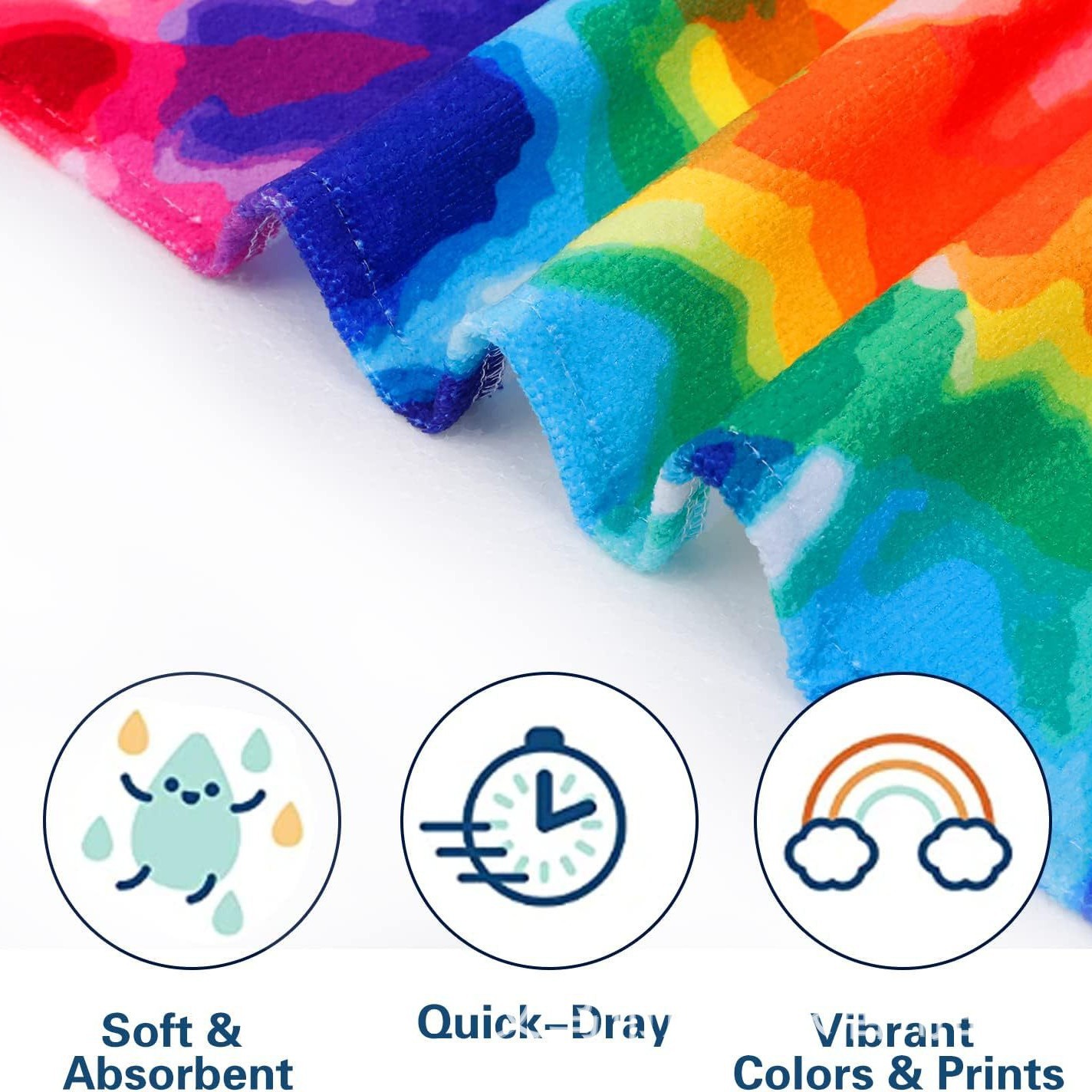 Big beach quick dry handheld bath towel for swimming for traveling