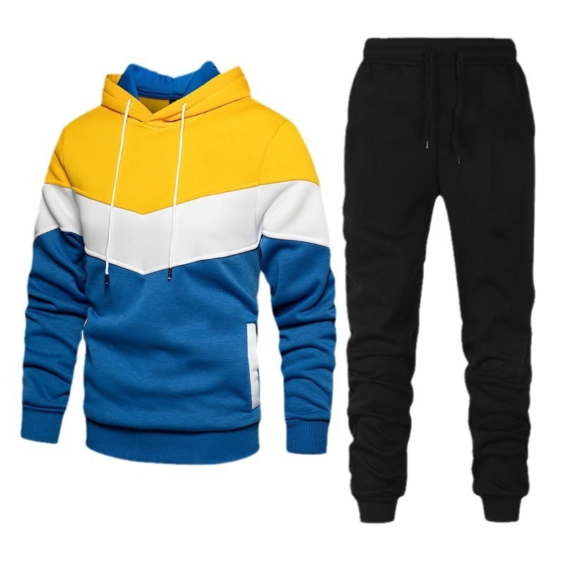 220グラム秋冬越境紳士服カジュアルヨーロッパコード純色セット|undefined