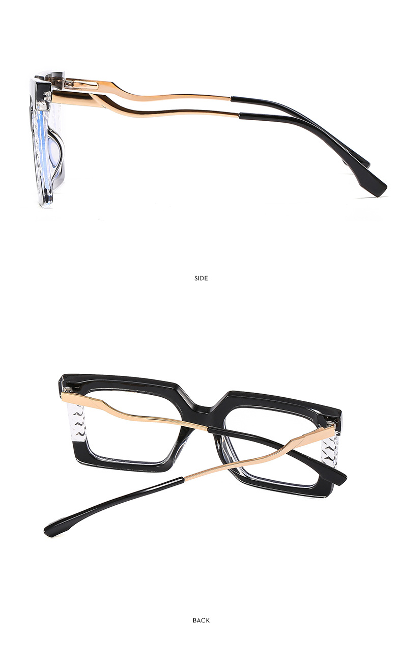 2023. aasta uus kast TR90 sinise valguse vastane lame peegel, lame nägu tänavapildistamiseks prillide raam_voghion.com