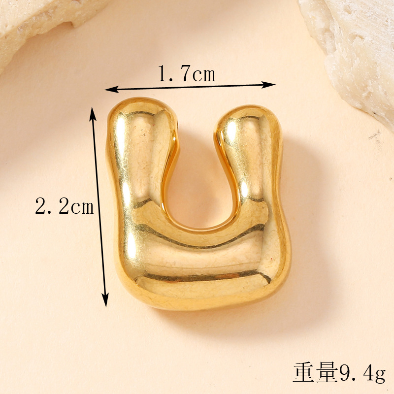 Colgante de estilo europeo y americano de acero inoxidable mini burbuja colgante de letras inglesas accesorios DIY joyas