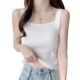 plus size Ice Silk Knitted Camisole Women's Square Neck Sleeveless Jacket Base Suit with Fat mm200 kg