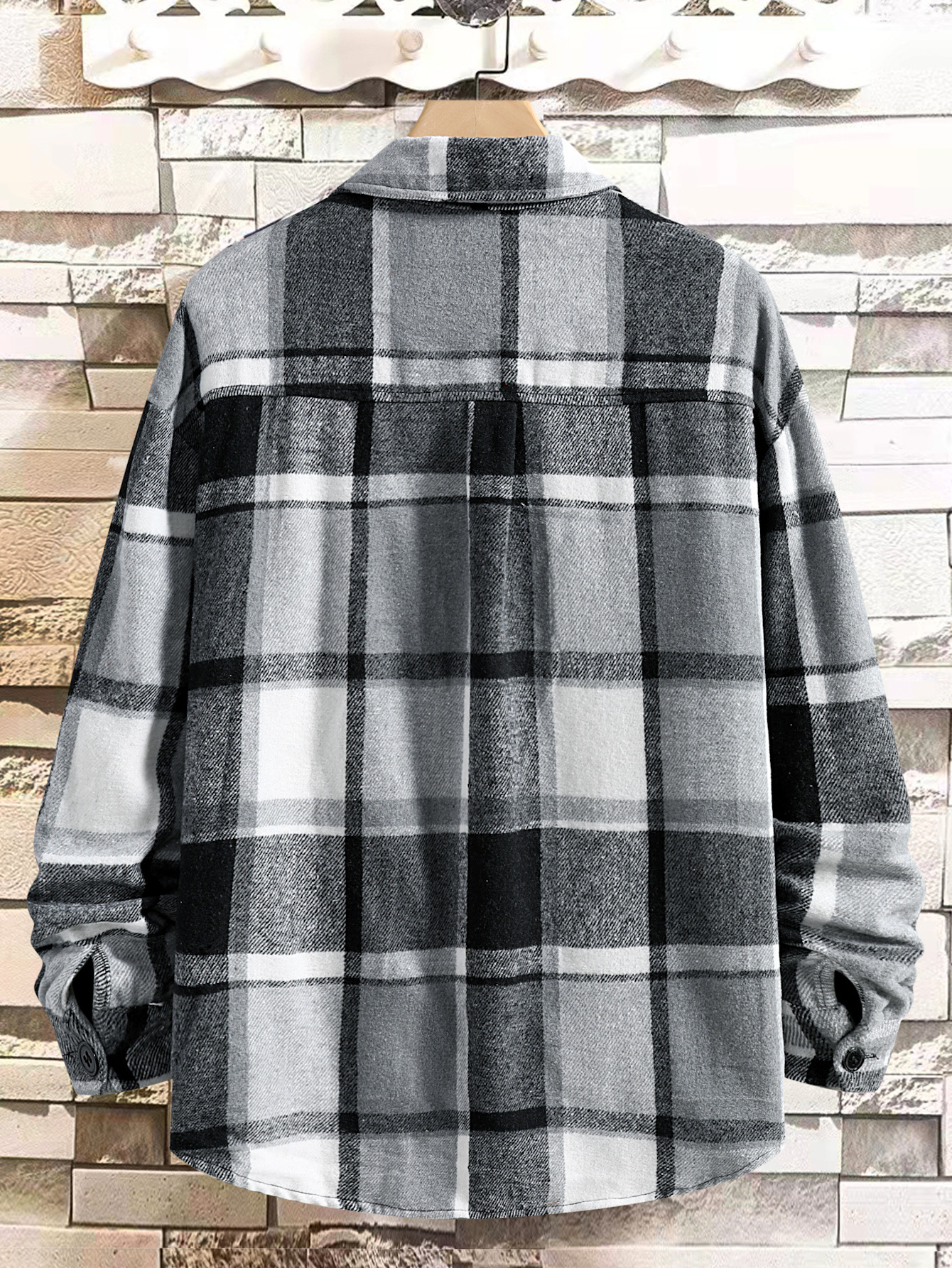 Camicia a quadri uomo maniche lunghe rossa casual ed elegante_voghion.com
