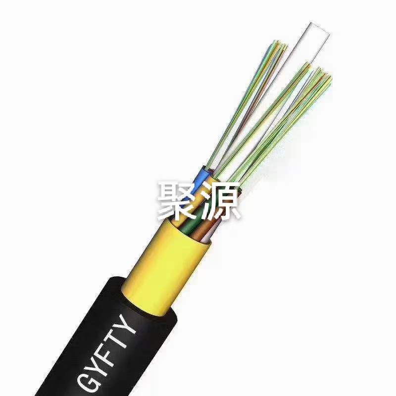 室外GYFTY非金属层绞式光缆线4/8/12/24/48/144芯光纤PE护套阻燃