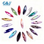 双面尖底马眼水钻 异形水晶钻美甲眼睛形状 diy宝石散珠玩具配件