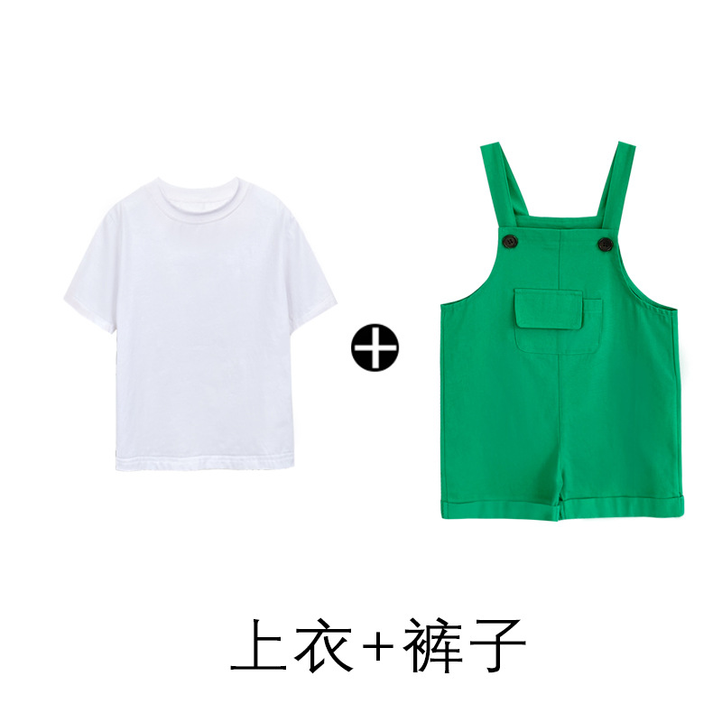 Niños DE LOS NIÑOS pantalones cortos color caramelo traje verano Escuela Primaria kindergarten coro danza reloj