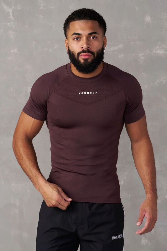 YOUNGLA メンズ Tシャツ スポーツ フィットネス 速乾性 通気性 ストレッチ フィットネス ジャージ ジョガー アウトドア ランニング バスケットボール ウェア|undefined
