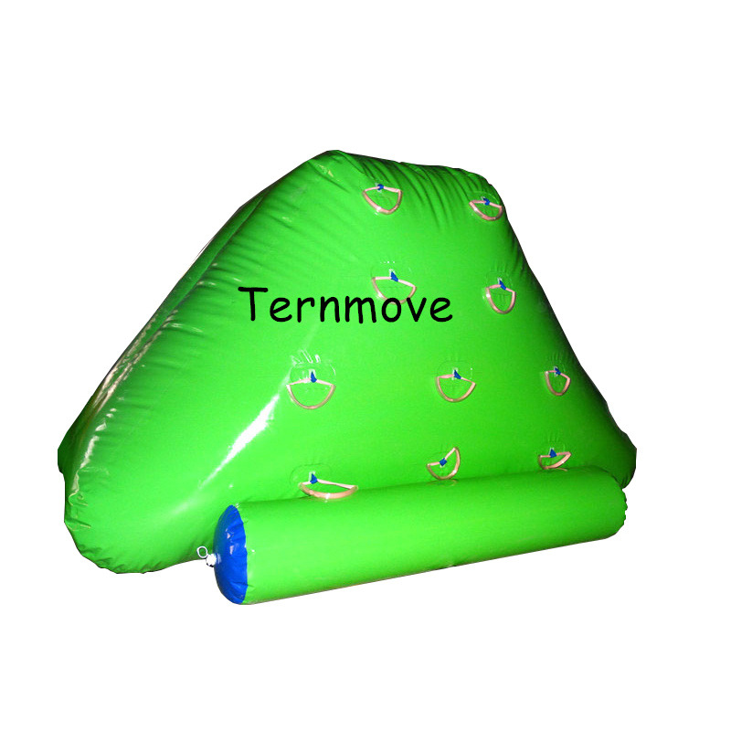 充气水上冰山攀岩水上陀螺滚筒球风火轮移动水上乐园海洋球玩具