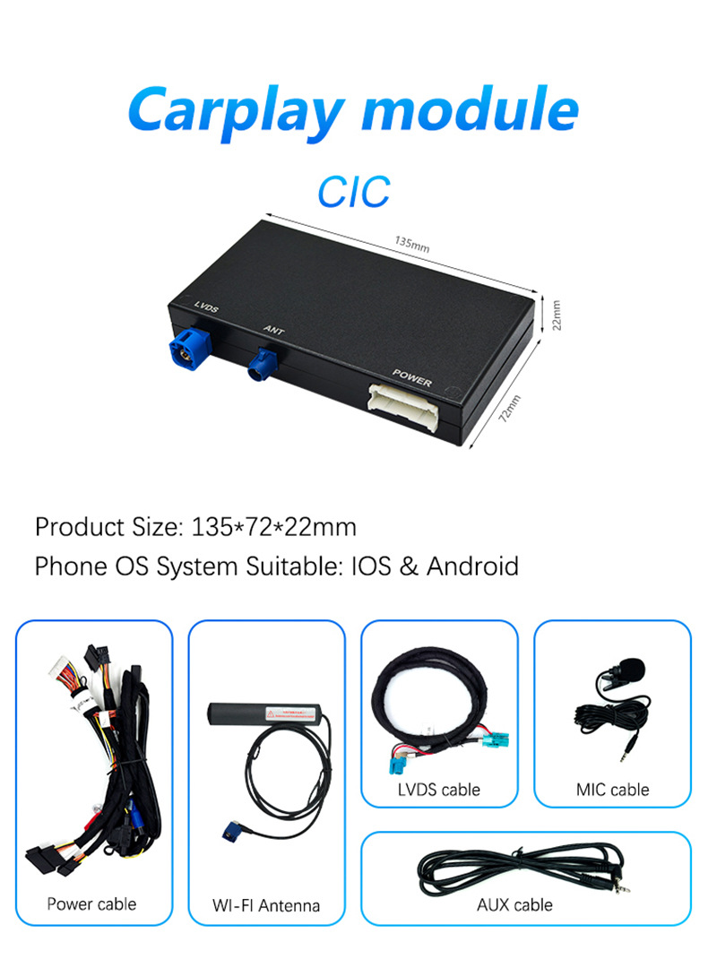 Suitable for Bmw Mini Wireless Carplay Overseas Wireless Android Auto Original Car Upgrade Module