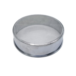 Stainless Steel Flour Sieve 14cm Sieve Rice Flour Sieve Traditional Chinese Medicine Residue Baking Tool Handheld Ultra-Fine Filter