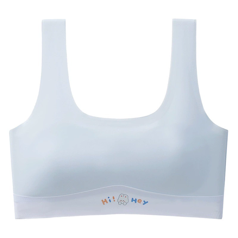Детская стадия развития начальной школы нижнее белье для девочек бюстгальтер для девочек фиксированная чашка 9-12 спортивный этап маленький жилет