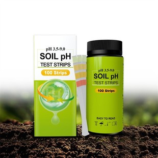 Soil pH Test Paper pH Precision Test Paper Soil pH 3.5-9 Test Paper 100 Strip/Box