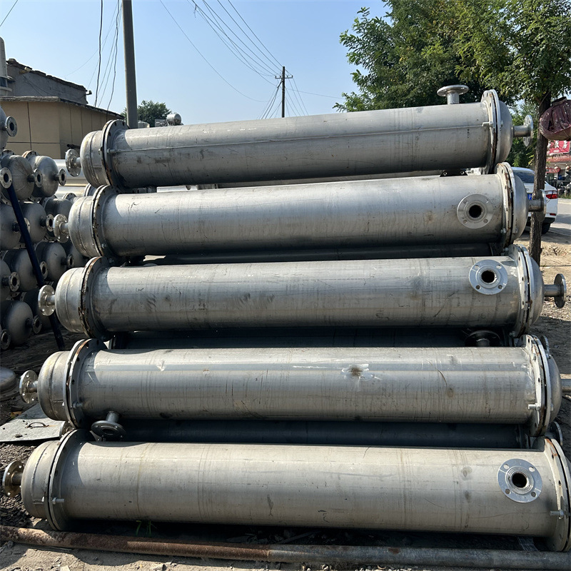 二手列管式冷凝器  不锈钢换热器  化工蒸汽冷却器