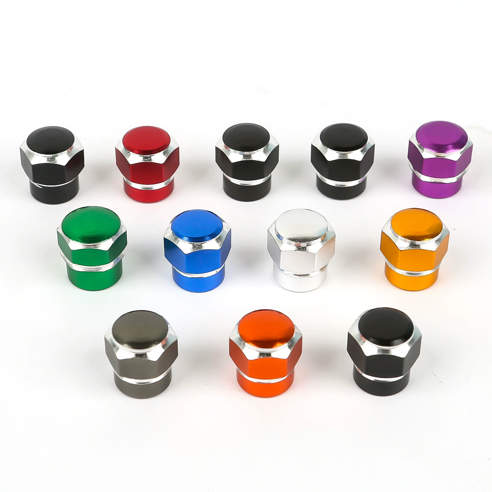 Крышка клапана автомобиля, большая шестиугольная креативная пылезащитная крышка клапана, 12 мм, модификация логотипа с лазерной печатью