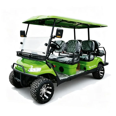 Long-range electric golf cart with 5-year warranty, fully certified for cross-border export as a three-row, six-seater sightseeing vehicle (Elektrikli qolf avtomobilləri) - 42