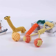 Pet Toys Dog Toys Pet Cotton Rope Toys Colorful Cotton Rope Woven Toys Tooth Grinding Set Wholesale