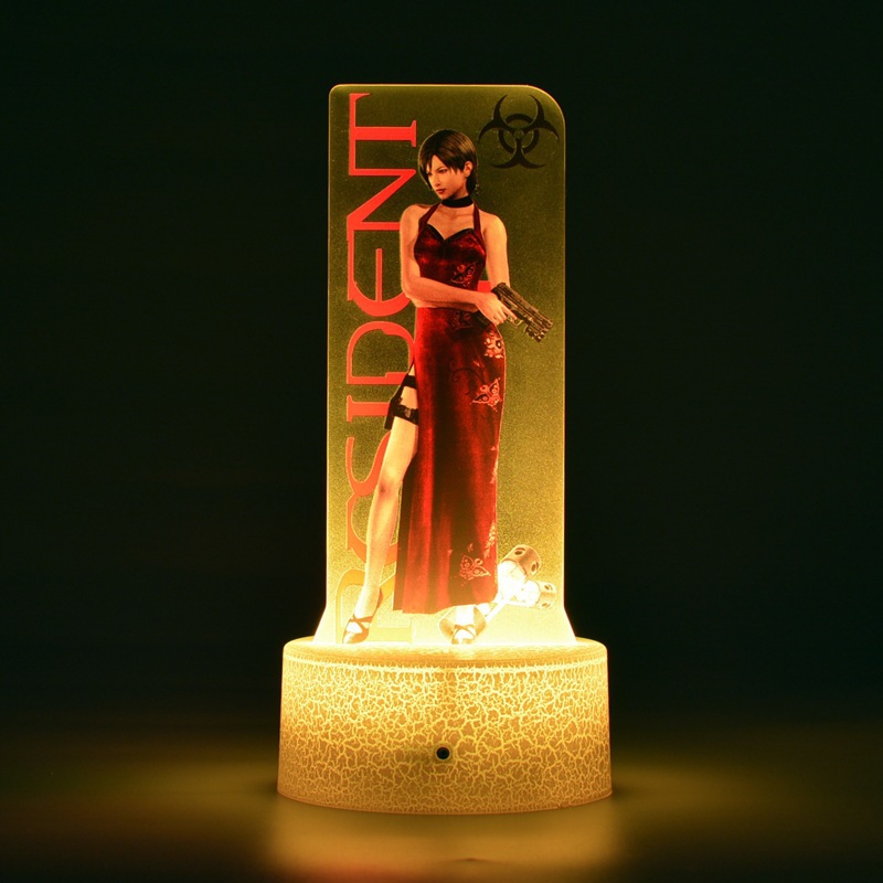 Bioquímico malvado crisis castillo serie de juegos alrededor de la tienda de guzi impresión en color 3D decoración de productos de luz nocturna al por mayor