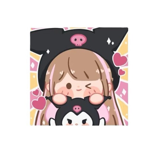 Children's digital oil painting wholesale cartoon painting Sanrio fill-in coloring oil hand-painted toys one piece drop shipping