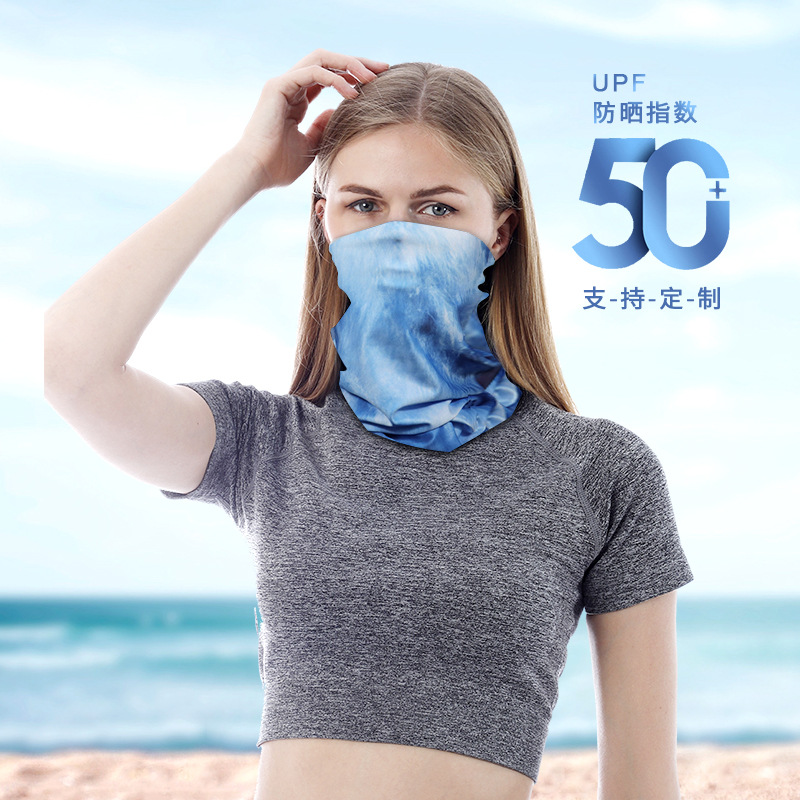 outdoors Magic Scarf Summer Travel Washcloth Sunscreen Collar moisture absorption Perspiration Quick drying Collar men and women currency face shield
