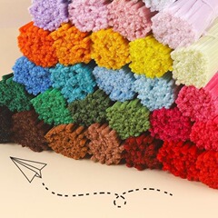 本物の人気商品 8MM 15本入り 超密ツイストスティック フェルトDIY毛根棒 幼稚園の花束材料パック