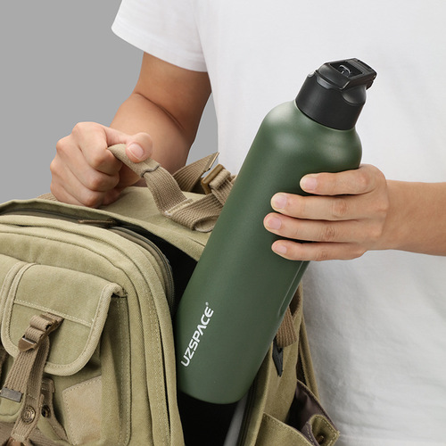 444Z wholesale large-capacity thermos cup for men, portable cycling car kettle, student cold storage, sports outdoor stainless steel