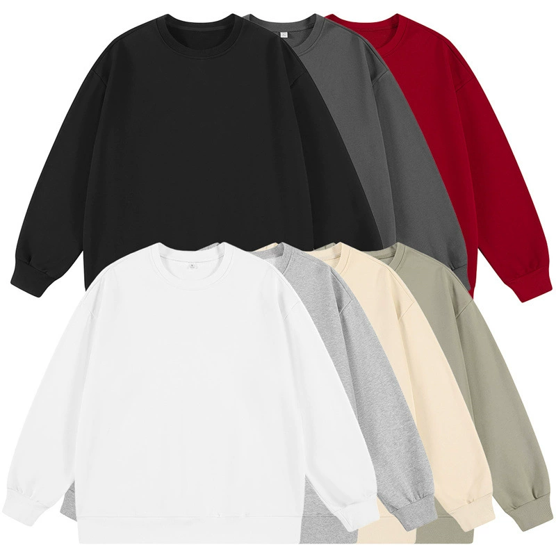 Мужская толстовка с круглым вырезом на осень и весну, повседневная и универсальная мужская толстовка, мужской пуловер в студенческом стиле