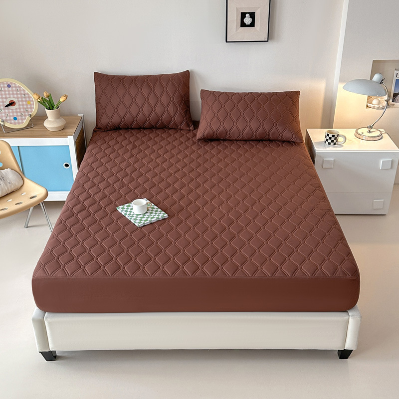 2025 nuevo comercio electrónico transfronterizo de comercio exterior exclusivamente para venta al por mayor impermeable cepillado acolchado impermeable ropa de cama impermeable fabricante de colchas de barrera para la orina