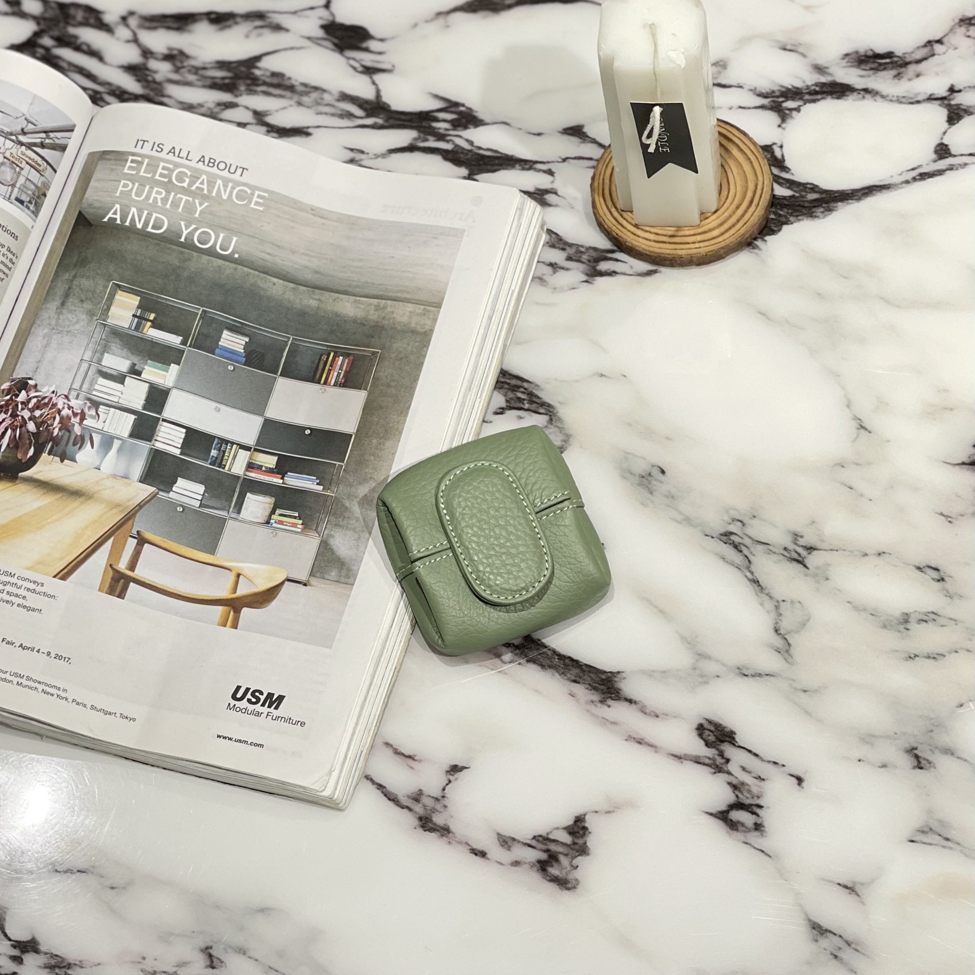 Monedero de cuero genuino primera capa de piel de vaca mini billetera de almacenamiento clave transfronteriza pequeña billetera de piel de vaca de las mujeres