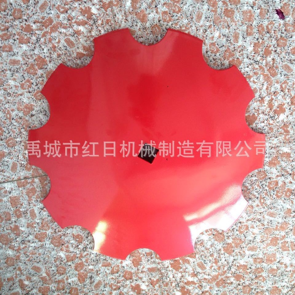 缺口锰钢耙片  农机配件  重型圆盘耙耙片   平盘耙片