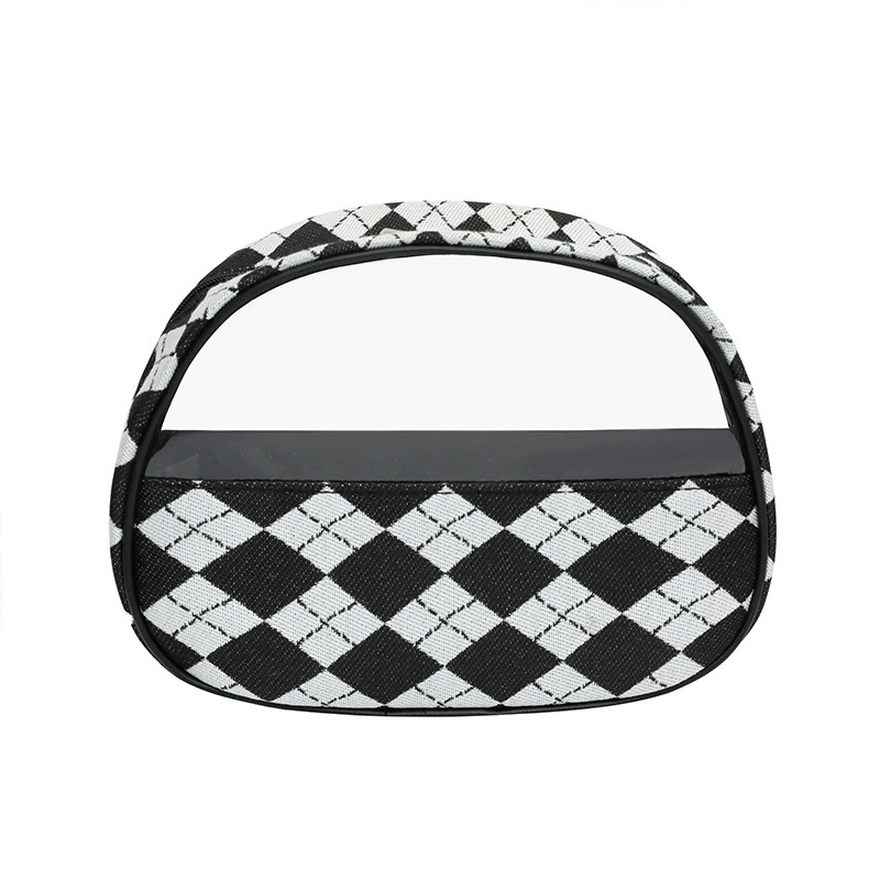 Classic cosmetic bag, chess, waterproof organizer bag