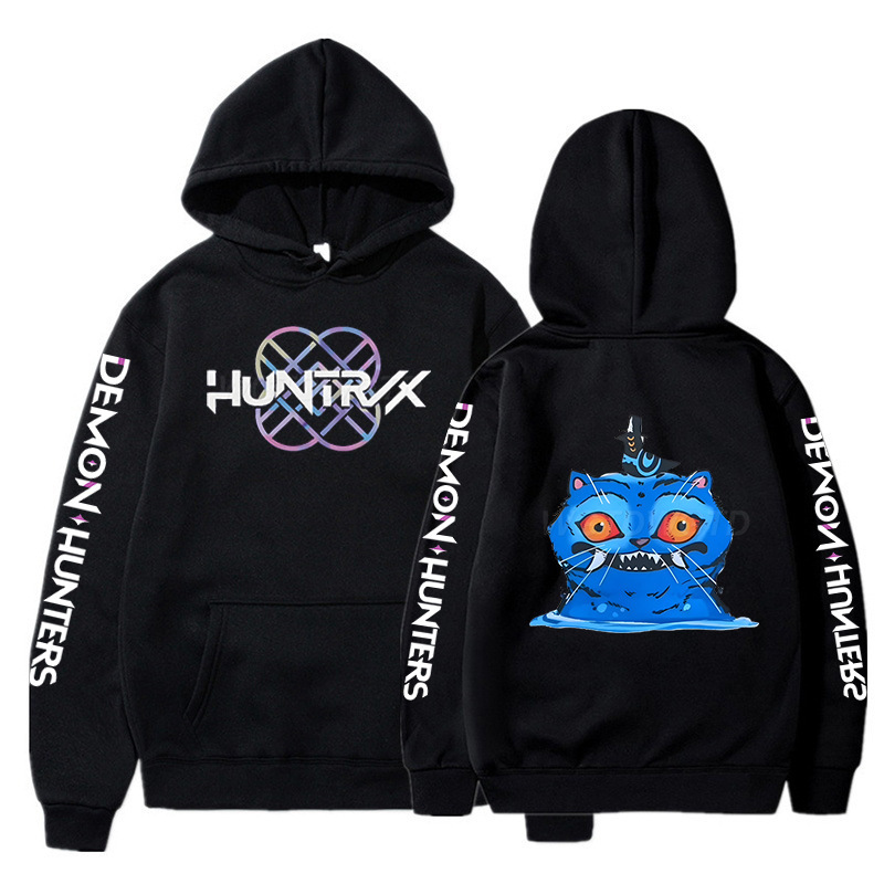 Amazon Demon Hunters KPop Demon Hunters カジュアル フリース スウェットシャツ 秋冬 ルーズ パーカー 男女兼用|undefined