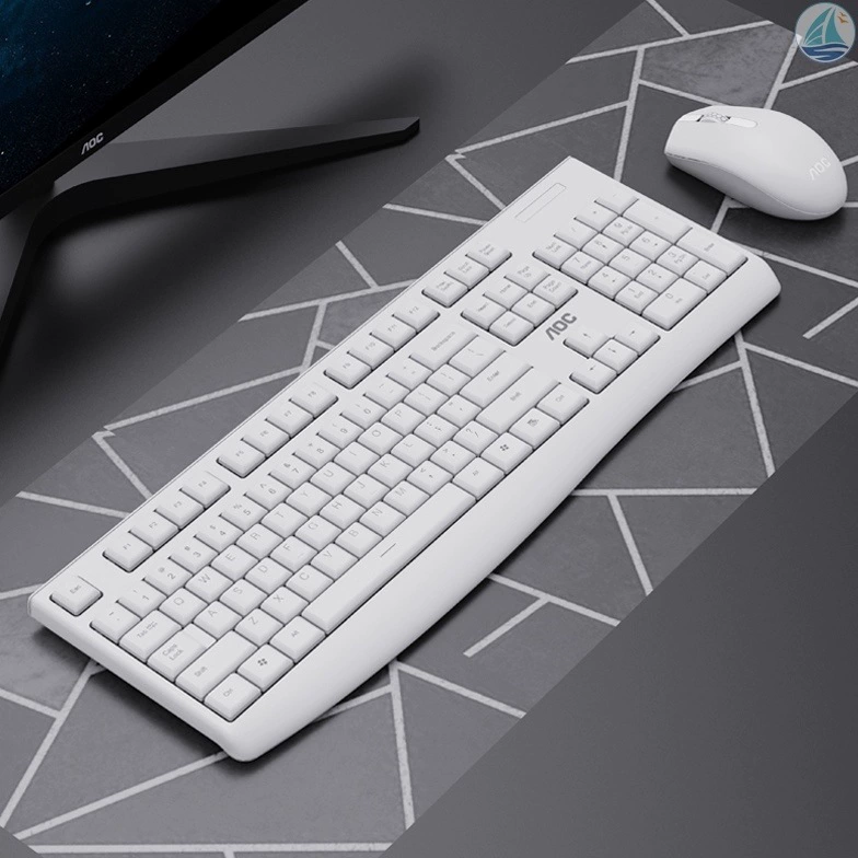 AOC KM220 Беспроводная энергосберегающая клавиатура мышь костюм ноутбук Настольный компьютер Бизнес офисная игра Универсальный