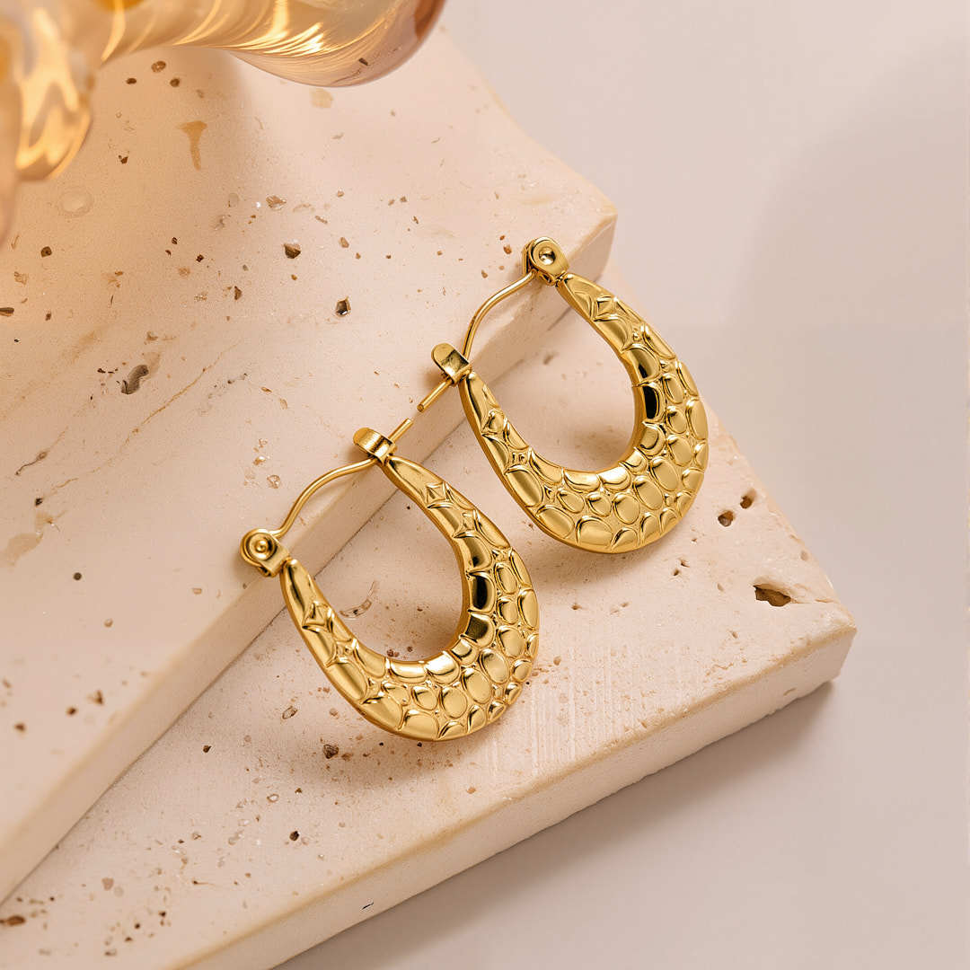 Eh066 earrings gold