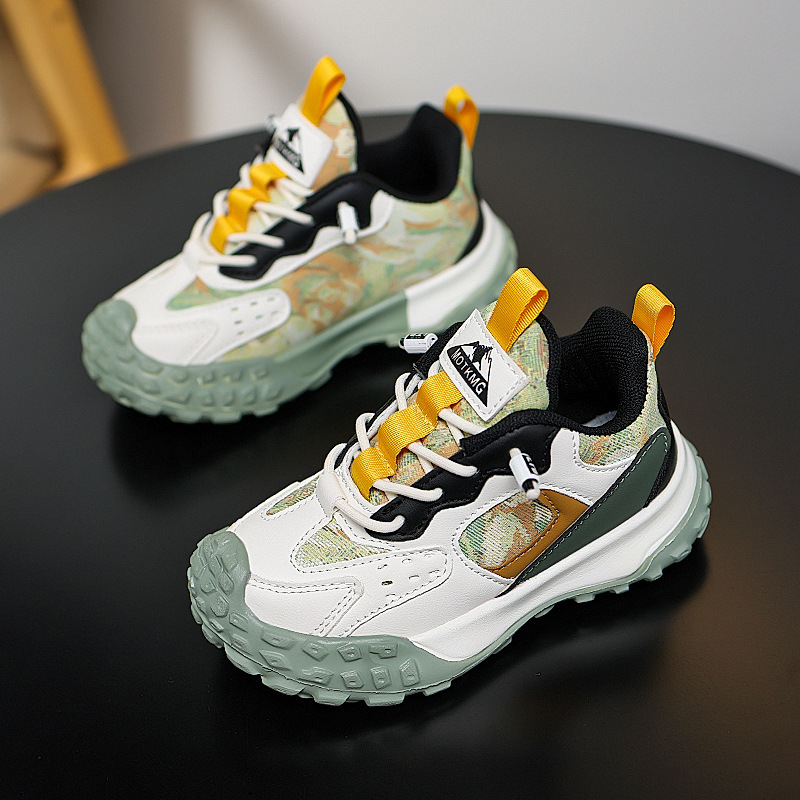 Zapatos de niñas Astro 2025 nuevo otoño y invierno explosivo zapatos de cuero para niños zapatos casuales de suela suave para estudiantes