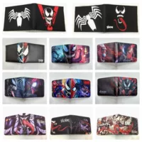 Marvel Venom Кошелек для монет Супергероя серии Человек-паук Яд Студент PU Кошелек для монет