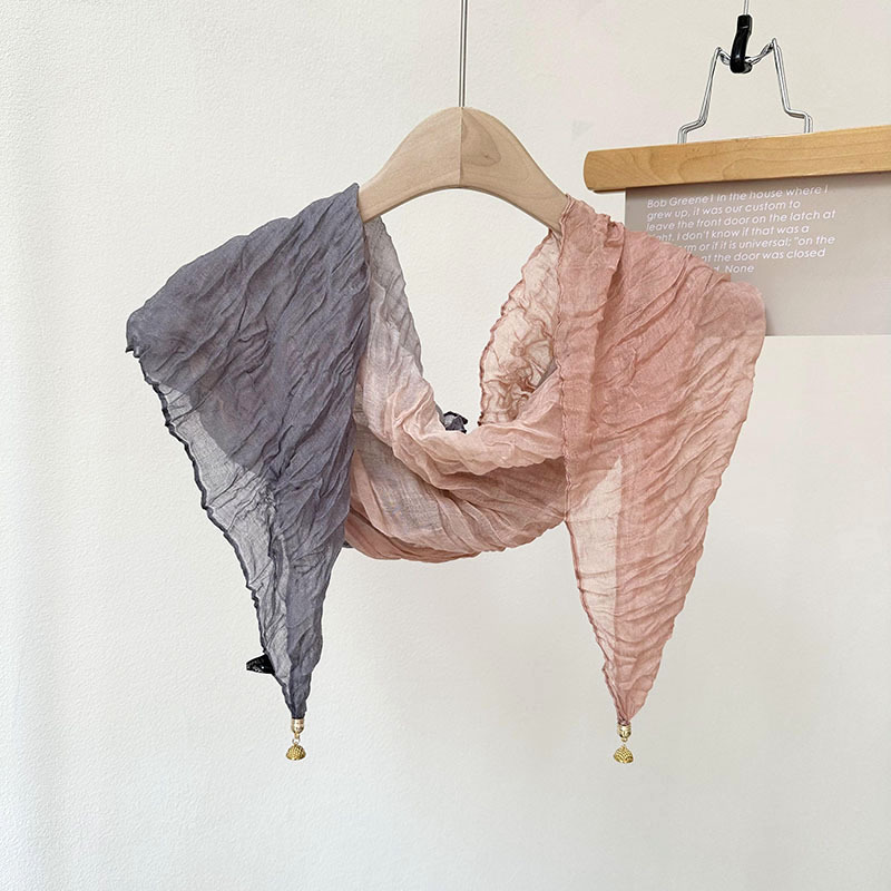 Buckle magnético pliegue bufandas de algodón y lino collar protector de cuello frío otoño y invierno decoración de moda bufandas cuadradas