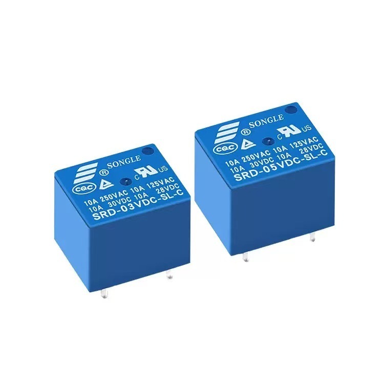 松乐继电器SRD-5VDC-SL-C4脚5脚5伏12V原装/国产09122448电源|undefined